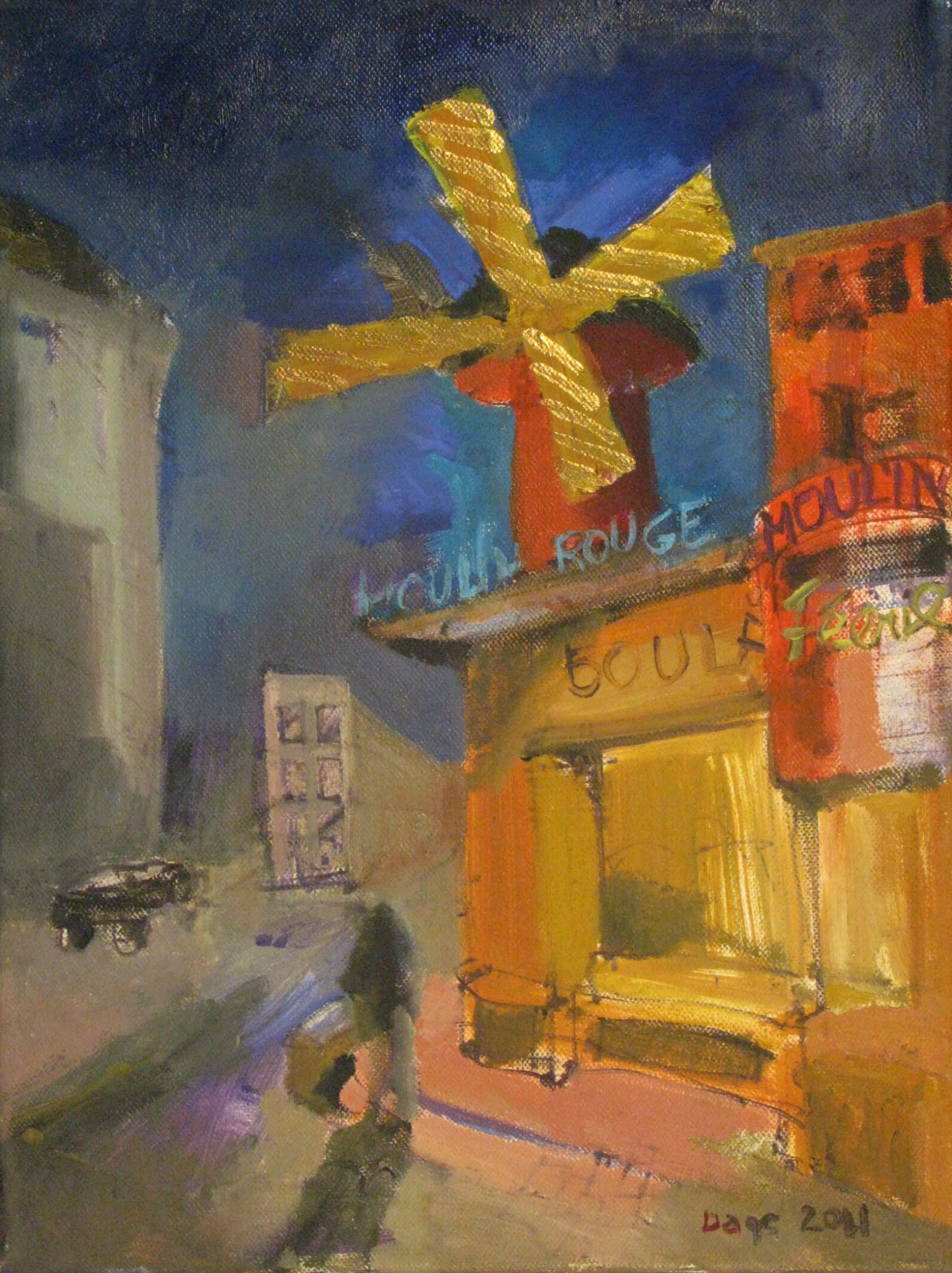 MOULIN ROUGE CABARET. MONTMARTRE