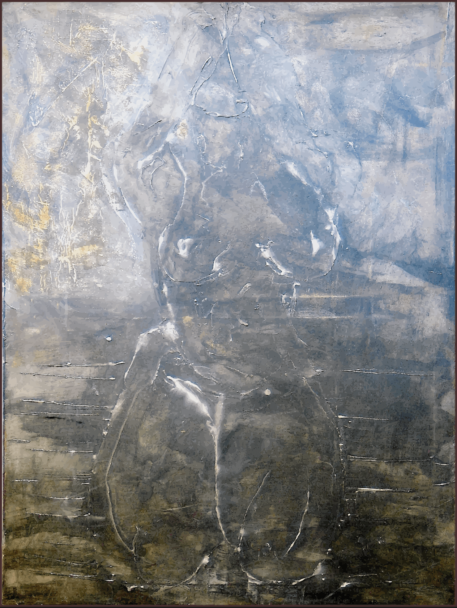 Dags Vidulejs ⓒ AIRY IMAGE cputty knife /harcoal/canvas 650Eu 120x80cm