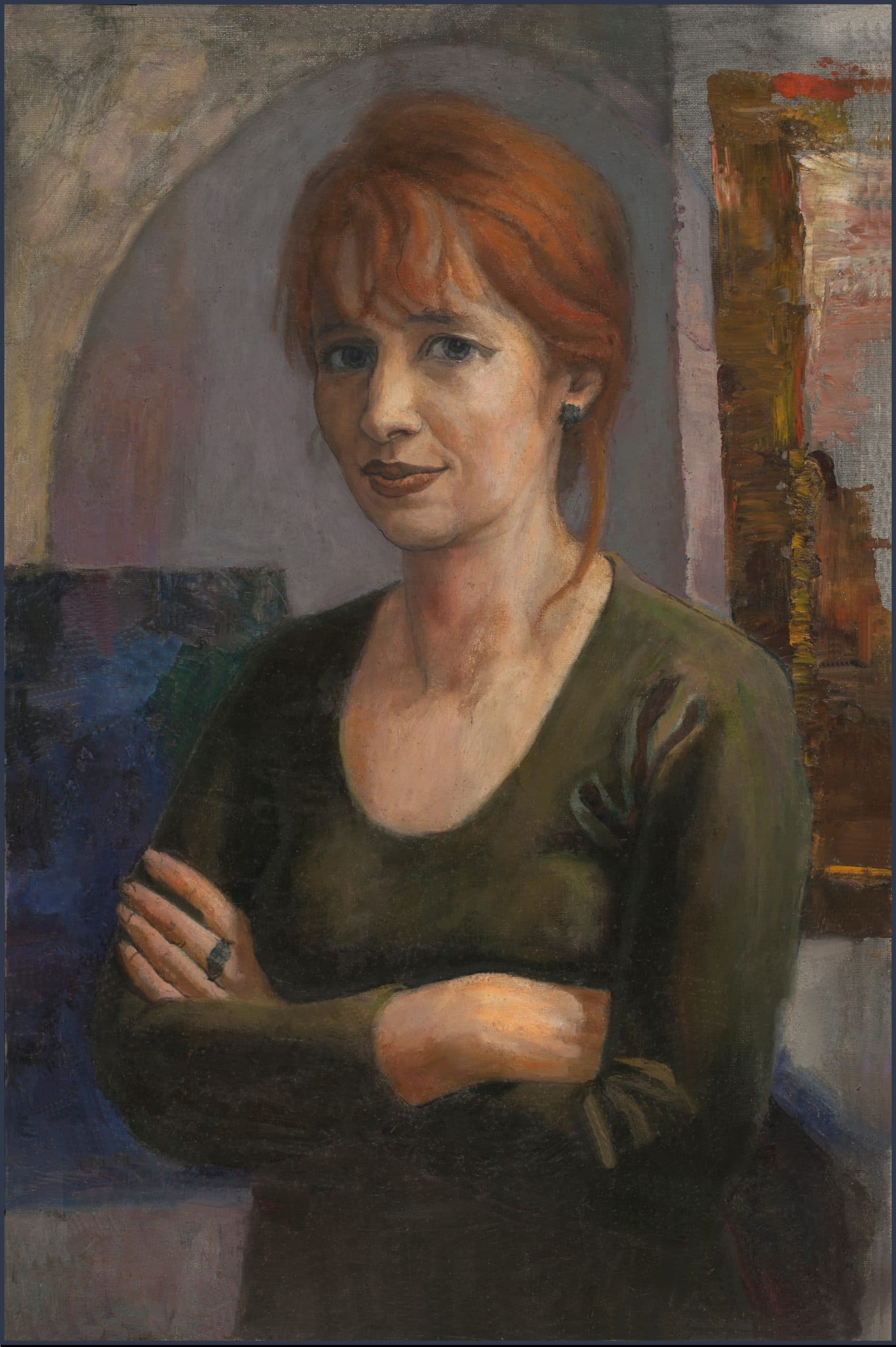 Ivonna Veiherte, Dags Vidulejs ⓒ www.dags.lv/ oil/canvas 90x60cm / Happy Art Museum