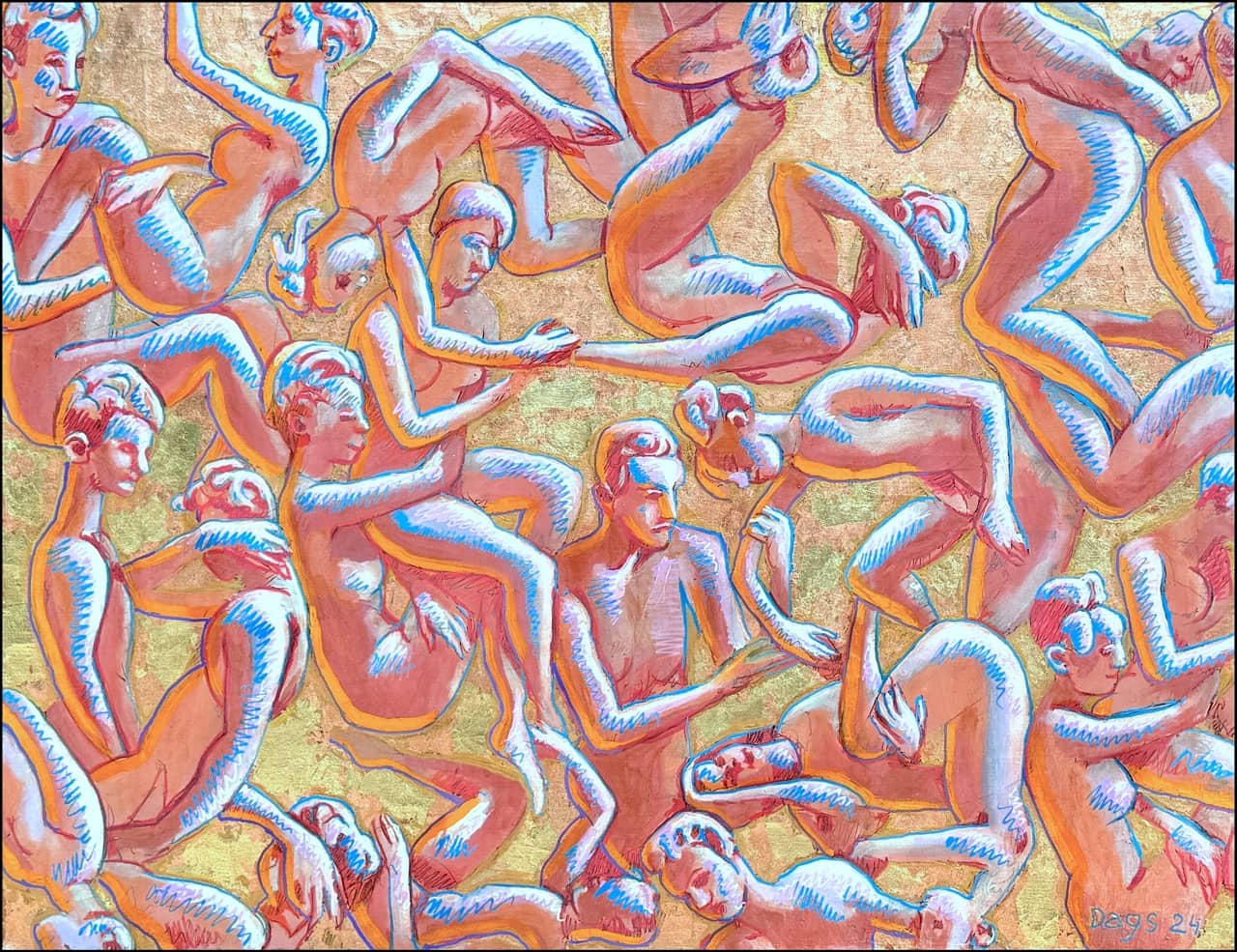 Nudist Beach Lovers in Munich's English Garden