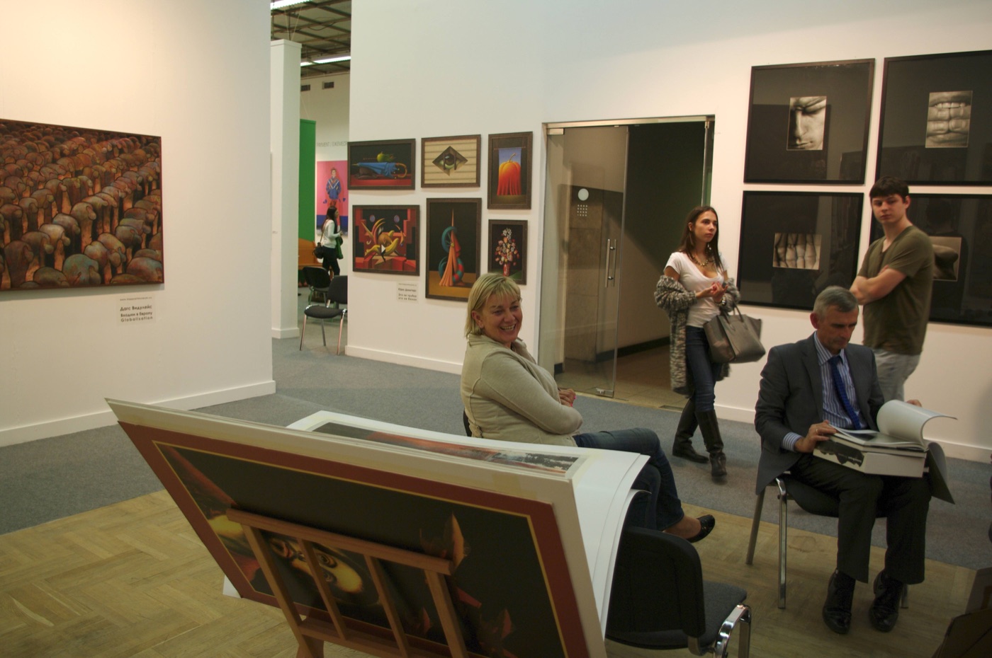 Arhīva fotodokumentācija no ART MOSCOW izstādes