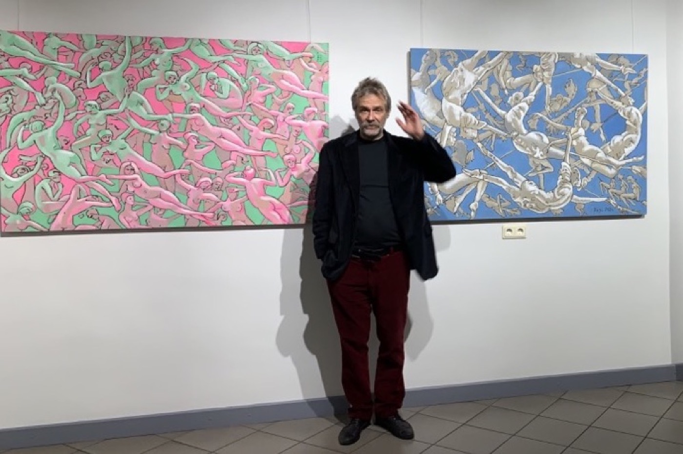 Ekspozīcijas skats ar QR kodu interaktīvo sasaisti ar dags.lv